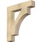 Ekena Millwork Westlake Block Rough Sawn Bracket, Douglas Fir, 6"W x 34"D x 38"H BKT06X34X38WTL05RDF - alternate 1